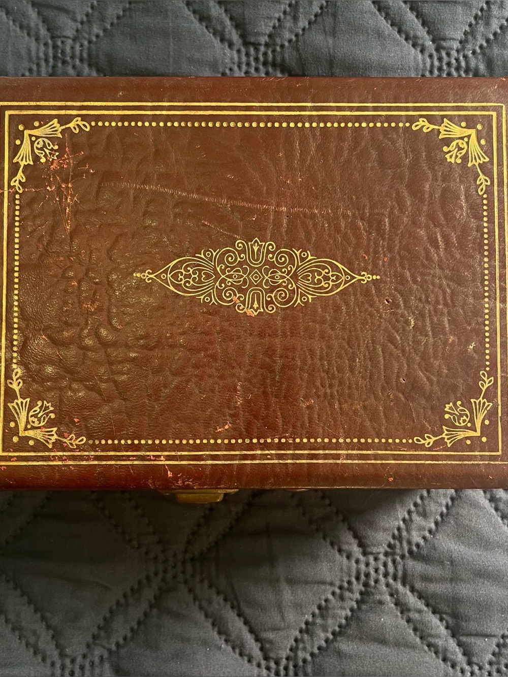 Vintage Thorens  Music Jewelry Box Made In Switzerland- Works! Anniversary Song
